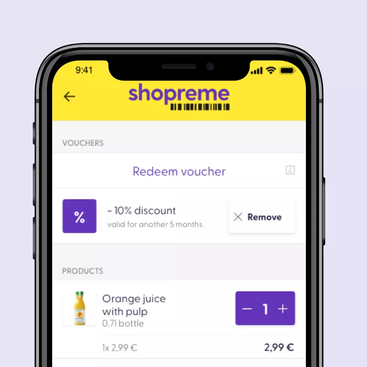 shopreme Scan & Go App